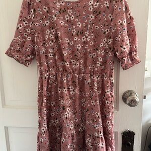 Floral Pink Shein Dress